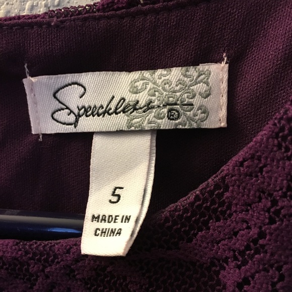 Burgundy Dress speechless - Picture 5 of 5